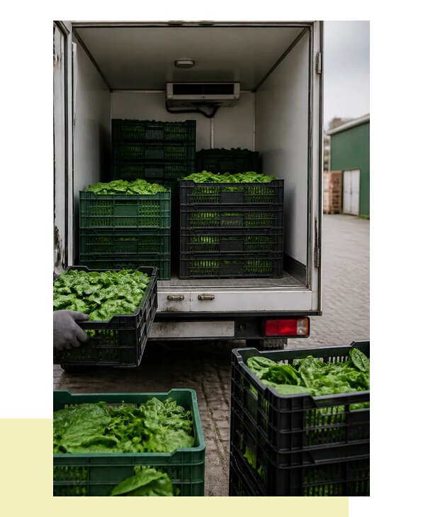 Перевозка шпината в Кингисепп с сохранением свежести продукции